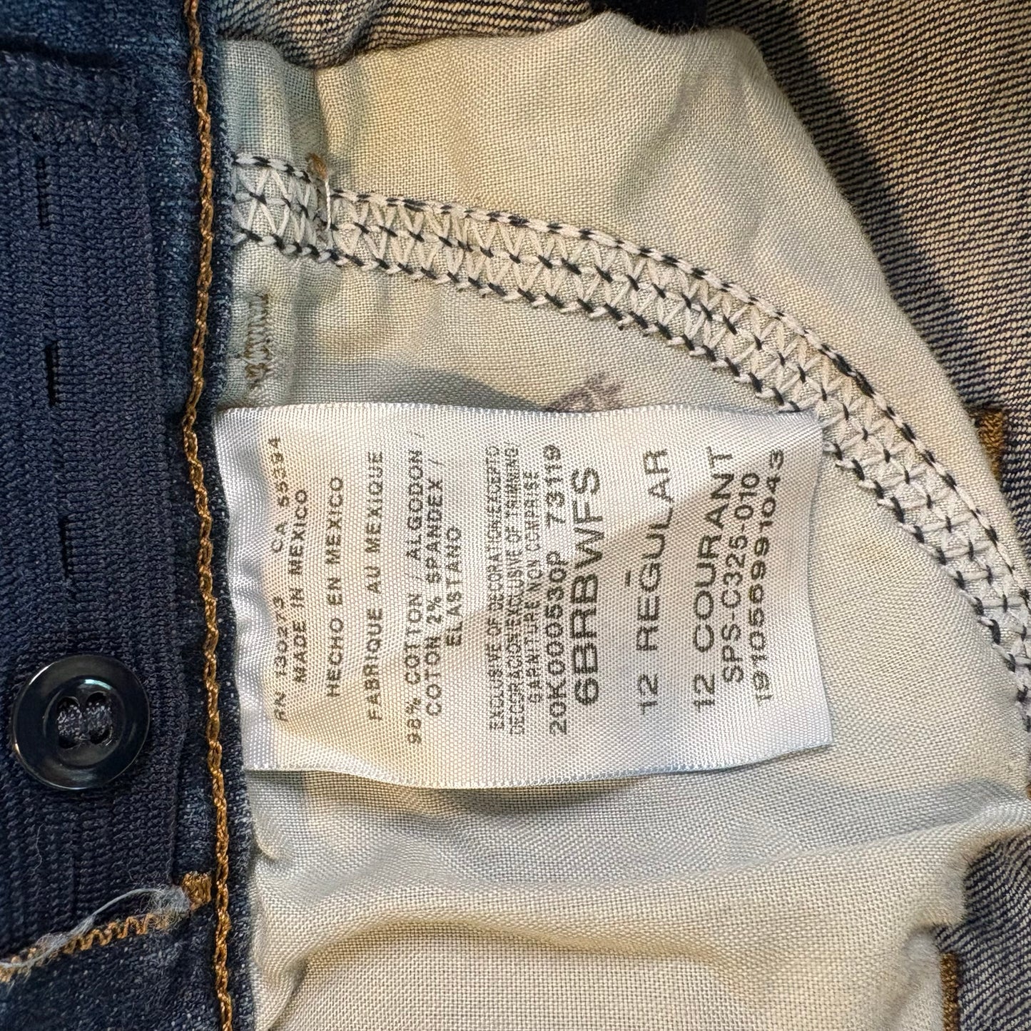 Wrangler Women’s Jeans Size 12 Regular Dark Wash Bootcut Cotton Denim Blue WFS