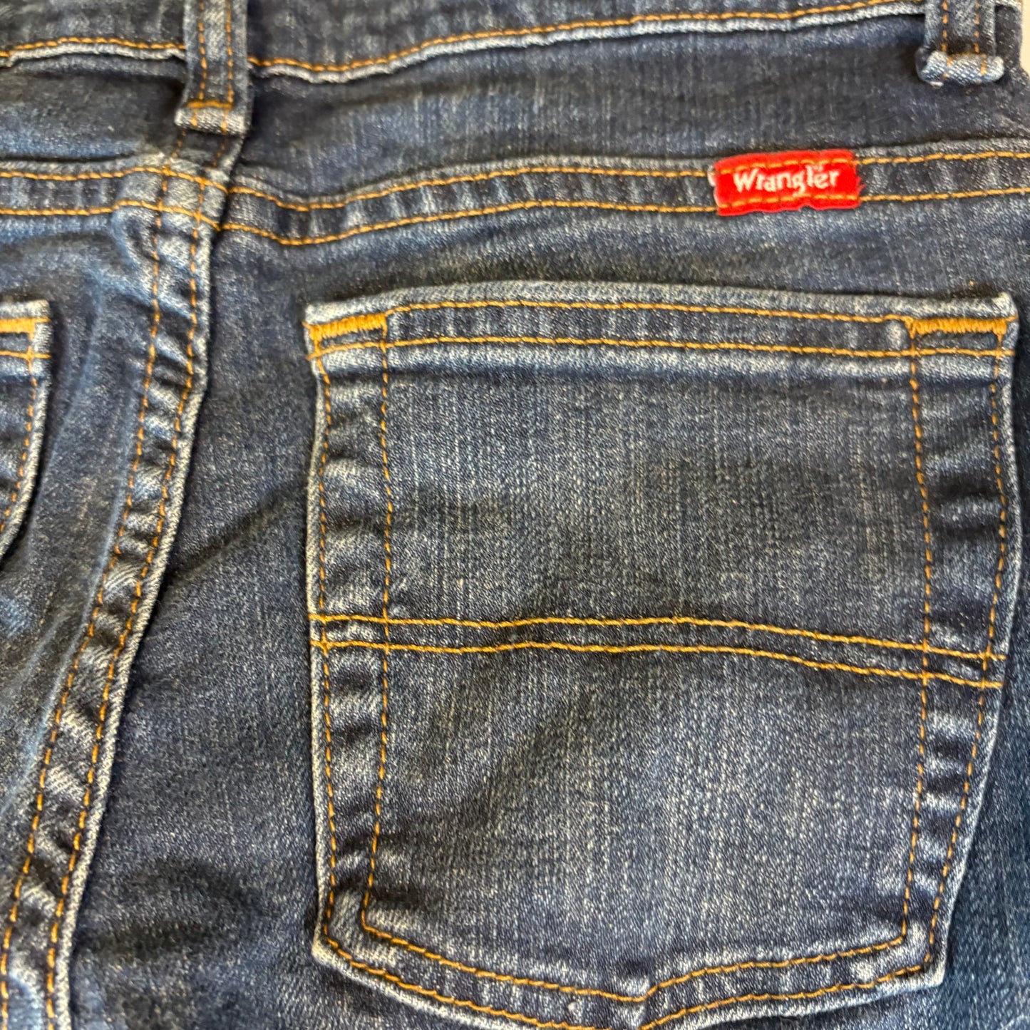 Wrangler Women’s Jeans Size 12 Regular Dark Wash Bootcut Cotton Denim Blue WFS