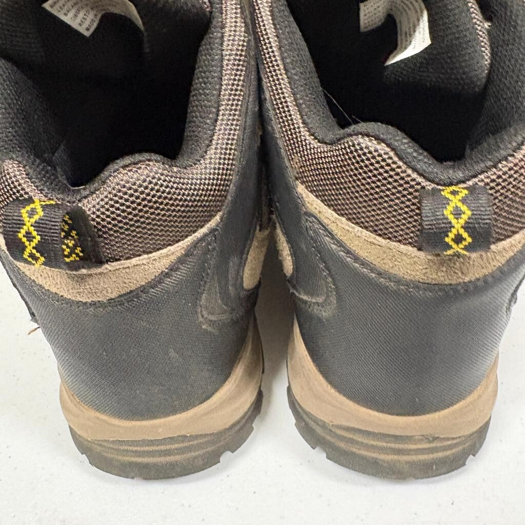Eddie Bauer Brighton Mens 10.5 M Brown Suede Leather Waterproof Hiking Boots