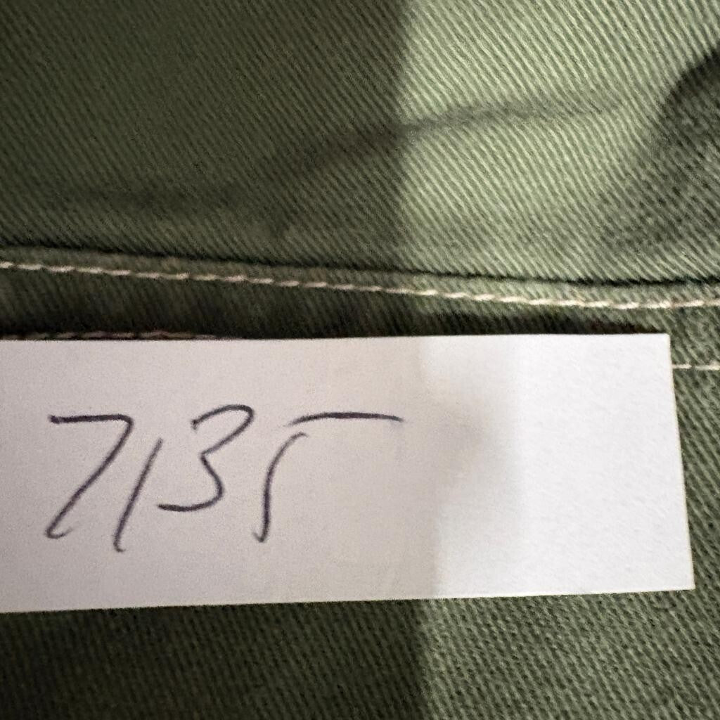 Full Tilt Cargo Pants Womens Small Green Cotton Wide Leg Utility Pockets