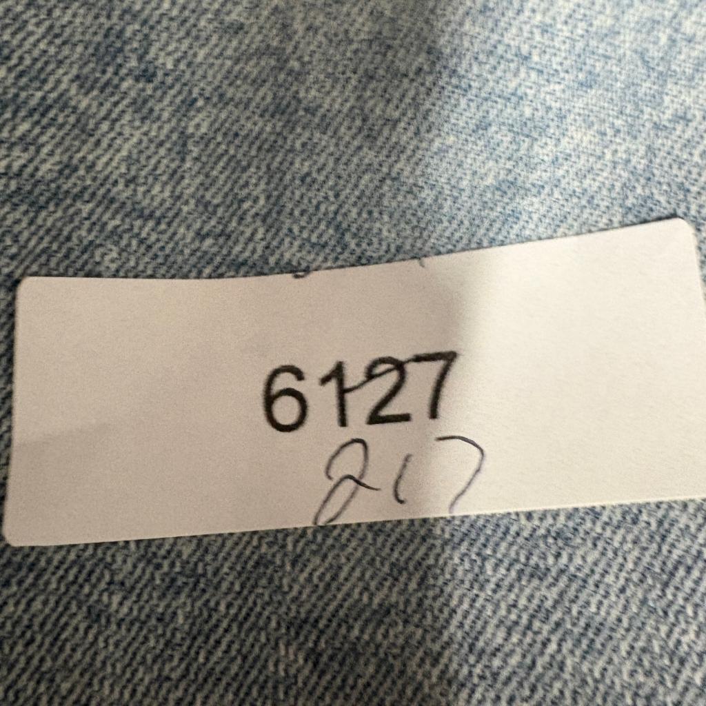 Madden NYC Womens Wide Leg Cargo Jeans Light Wash Rhinestone Accent Size 1X
