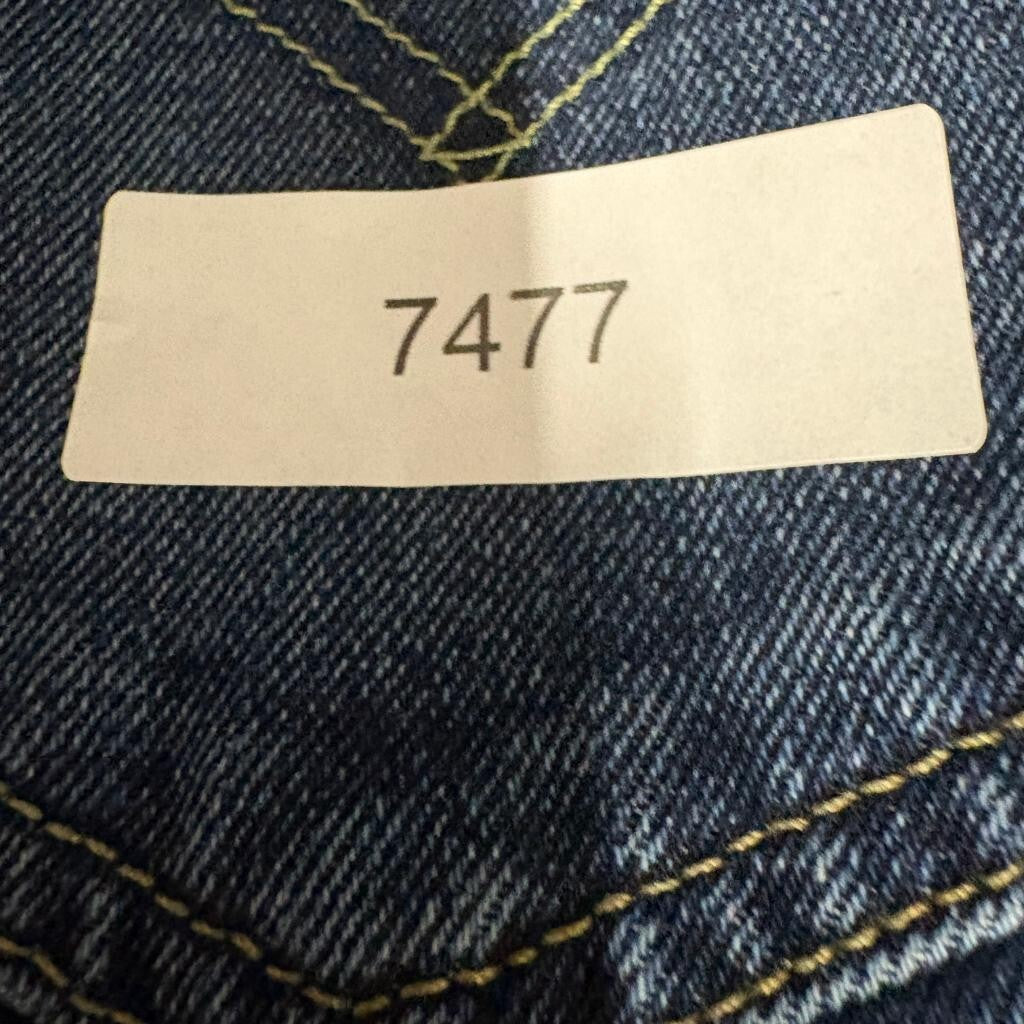 Levis 512 Slim Taper Jeans Mens 32x32 Blue Denim Stretch Water Less Distressed