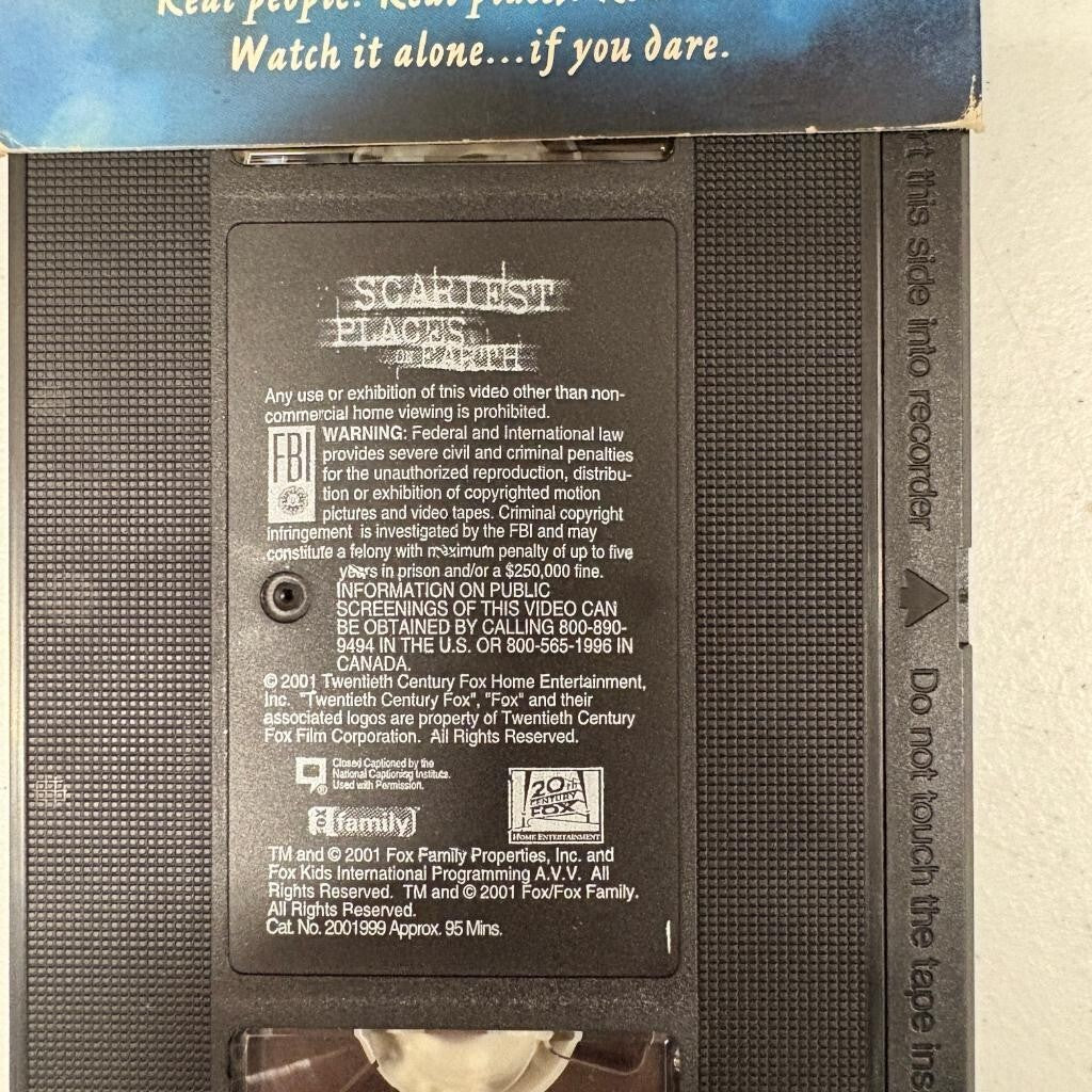 Scariest Places on Earth The Collection VHS 2001 Linda Blair Fox Family Horror