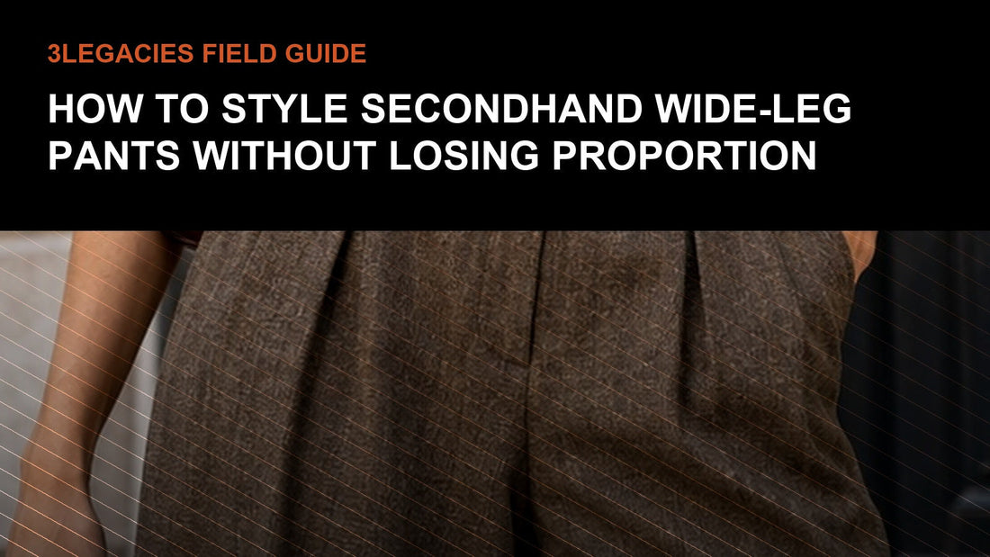 Style Secondhand Wide-Leg Pants With Proper Proportion
