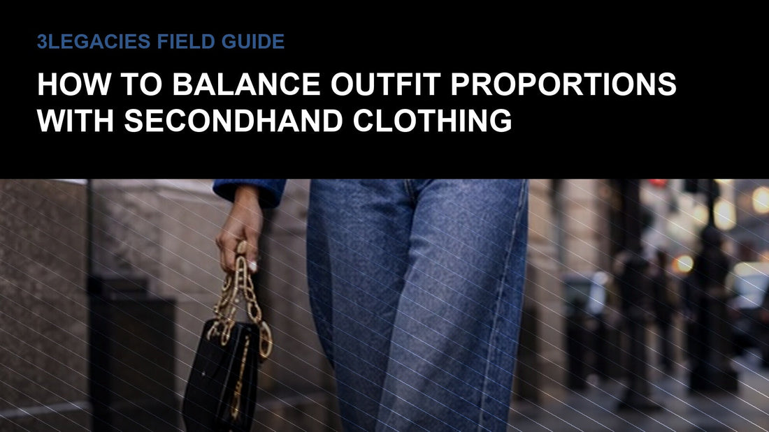 How to Balance Outfit Proportions With Secondhand Clothing