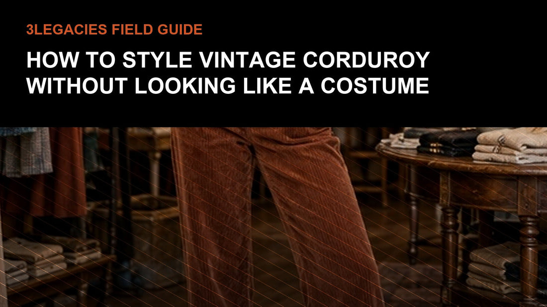 How to Style Vintage Corduroy Without Looking Like a Costume