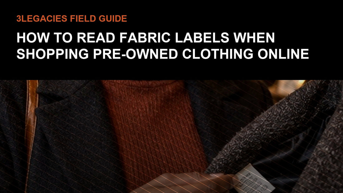 How to Read Fabric Labels When Shopping Pre-Owned Clothing Online