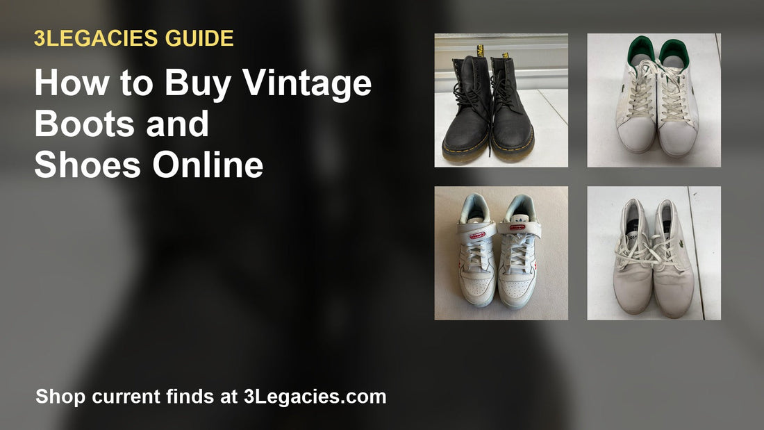 How to Buy Vintage Boots and Shoes Online Without Guessing