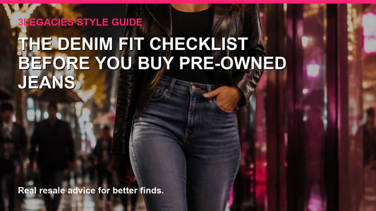 The Denim Fit Checklist Before You Buy Pre-Owned Jeans