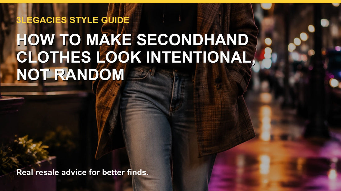 How to Make Secondhand Clothes Look Intentional, Not Random