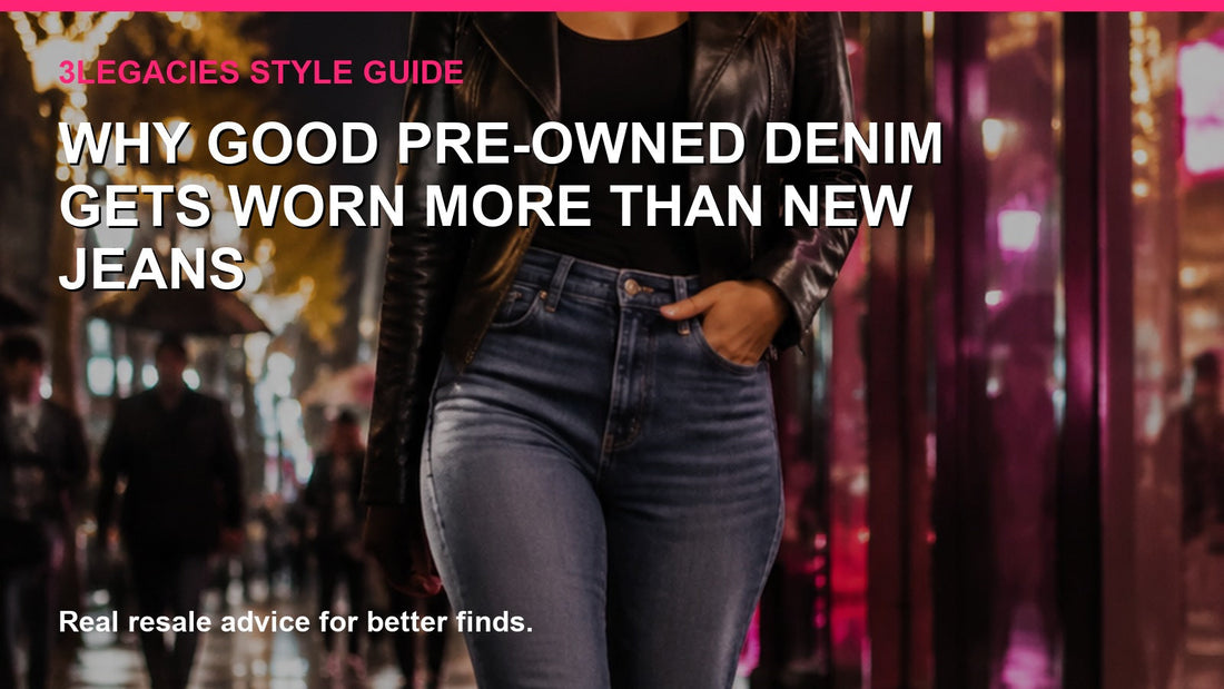 Why Good Pre-Owned Denim Gets Worn More Than New Jeans