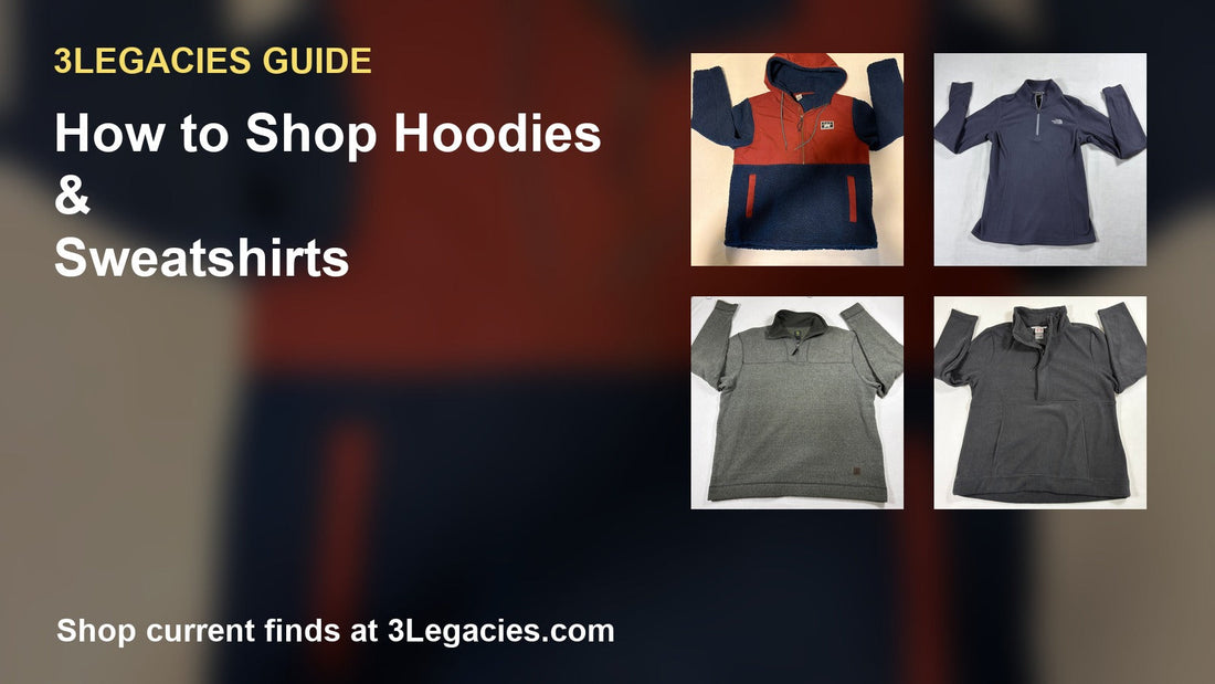 How to Buy Pre-Owned Hoodies and Sweatshirts Online