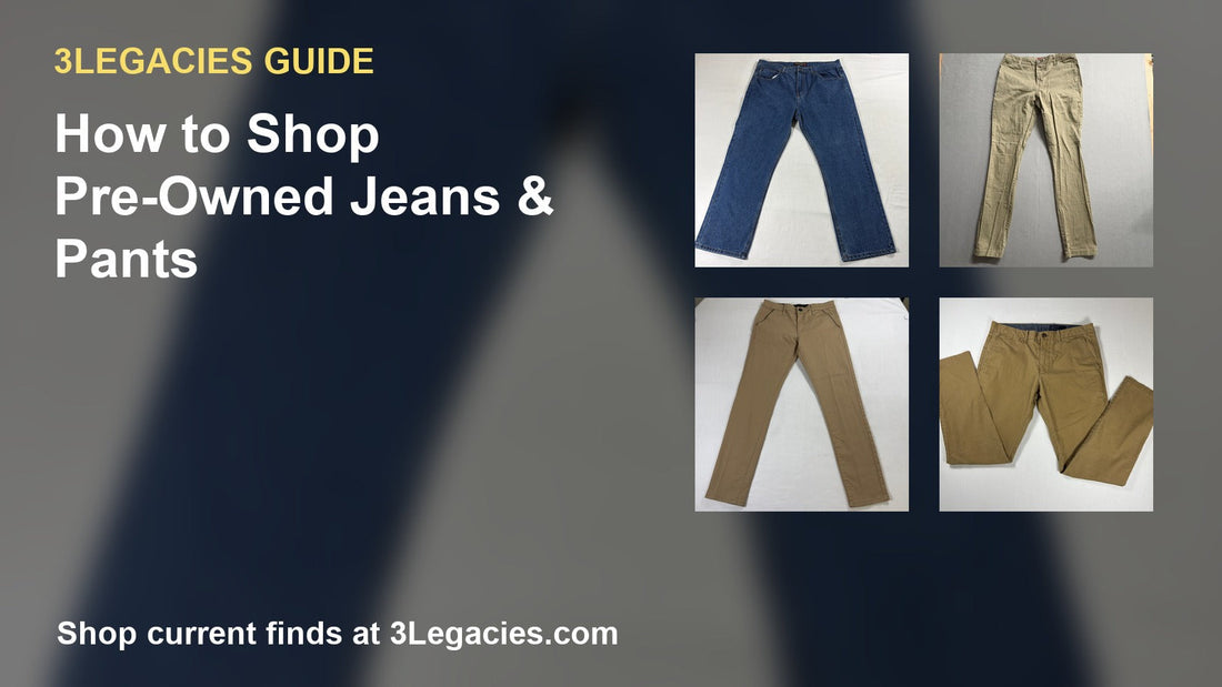 How to Shop Pre-Owned Jeans and Pants Online