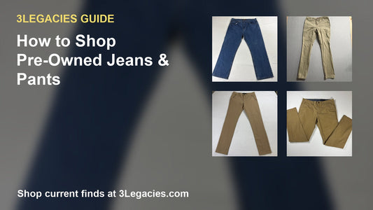 How to Shop Pre-Owned Jeans and Pants Online