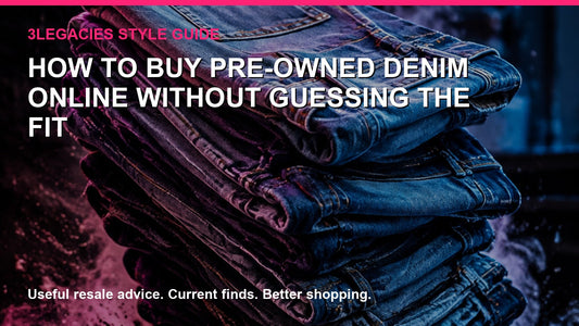 How to Buy Pre-Owned Denim Online With Confidence