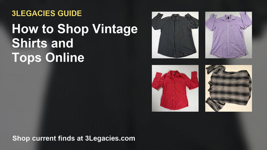 How to Shop Vintage Shirts and Tops Online