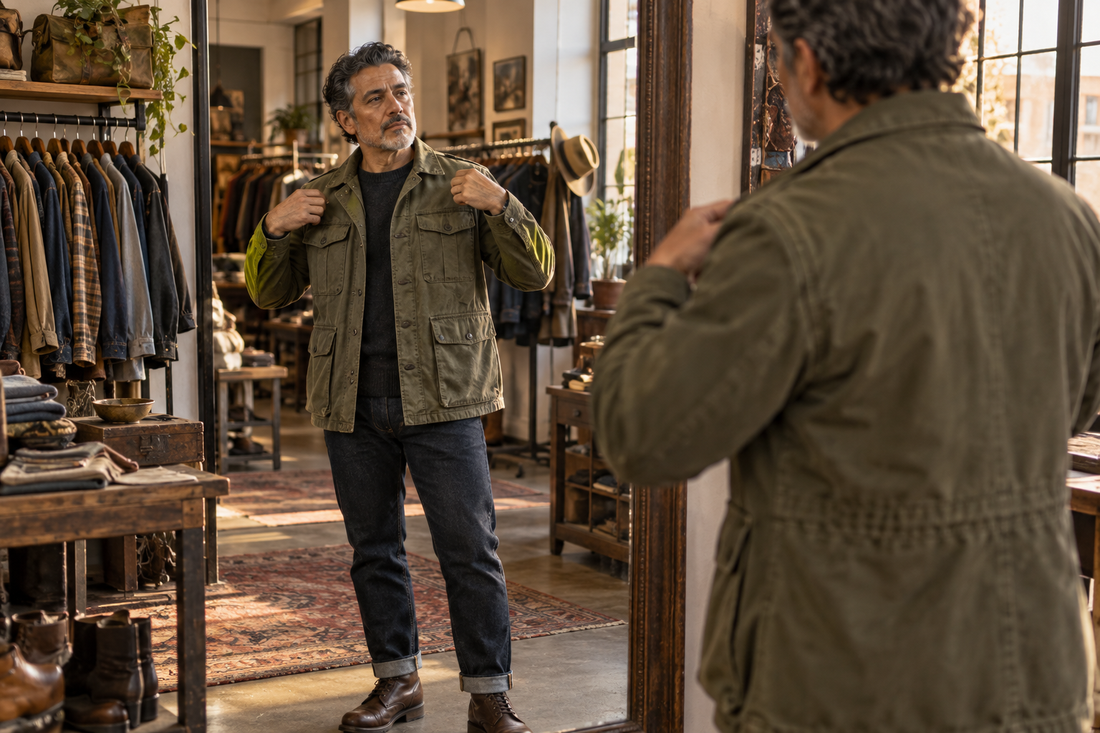 How a Pre-Owned Field Jacket Should Fit