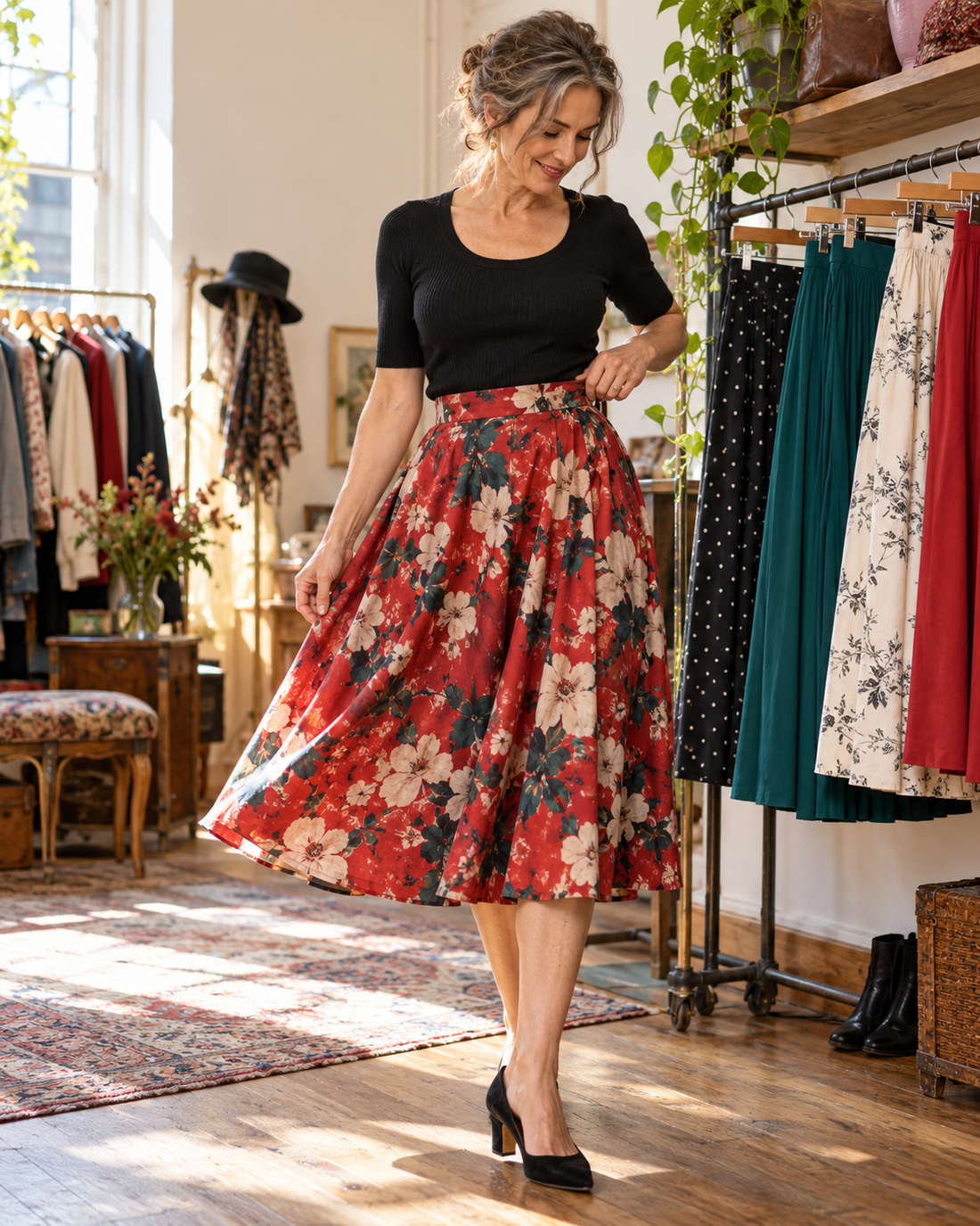 How to Buy a Secondhand Skirt That Fits and Moves Well
