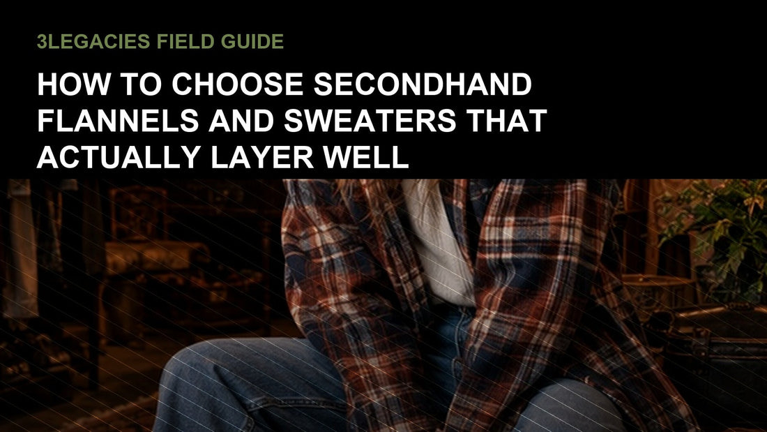 How to Choose Secondhand Flannels and Sweaters That Actually Layer Well