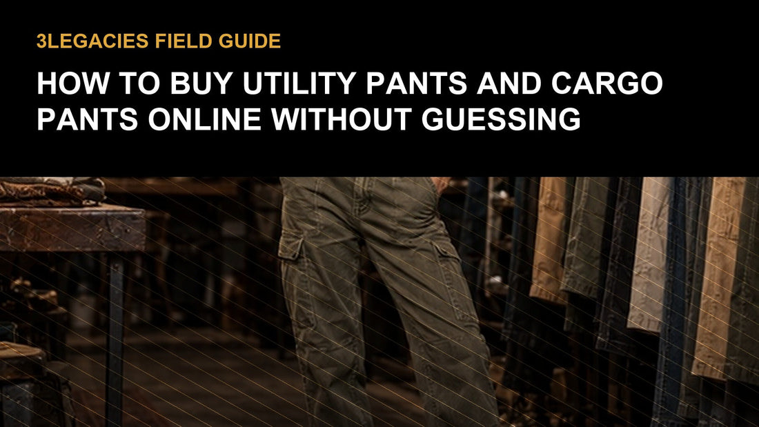 How to Buy Utility Pants and Cargo Pants Online Without Guessing