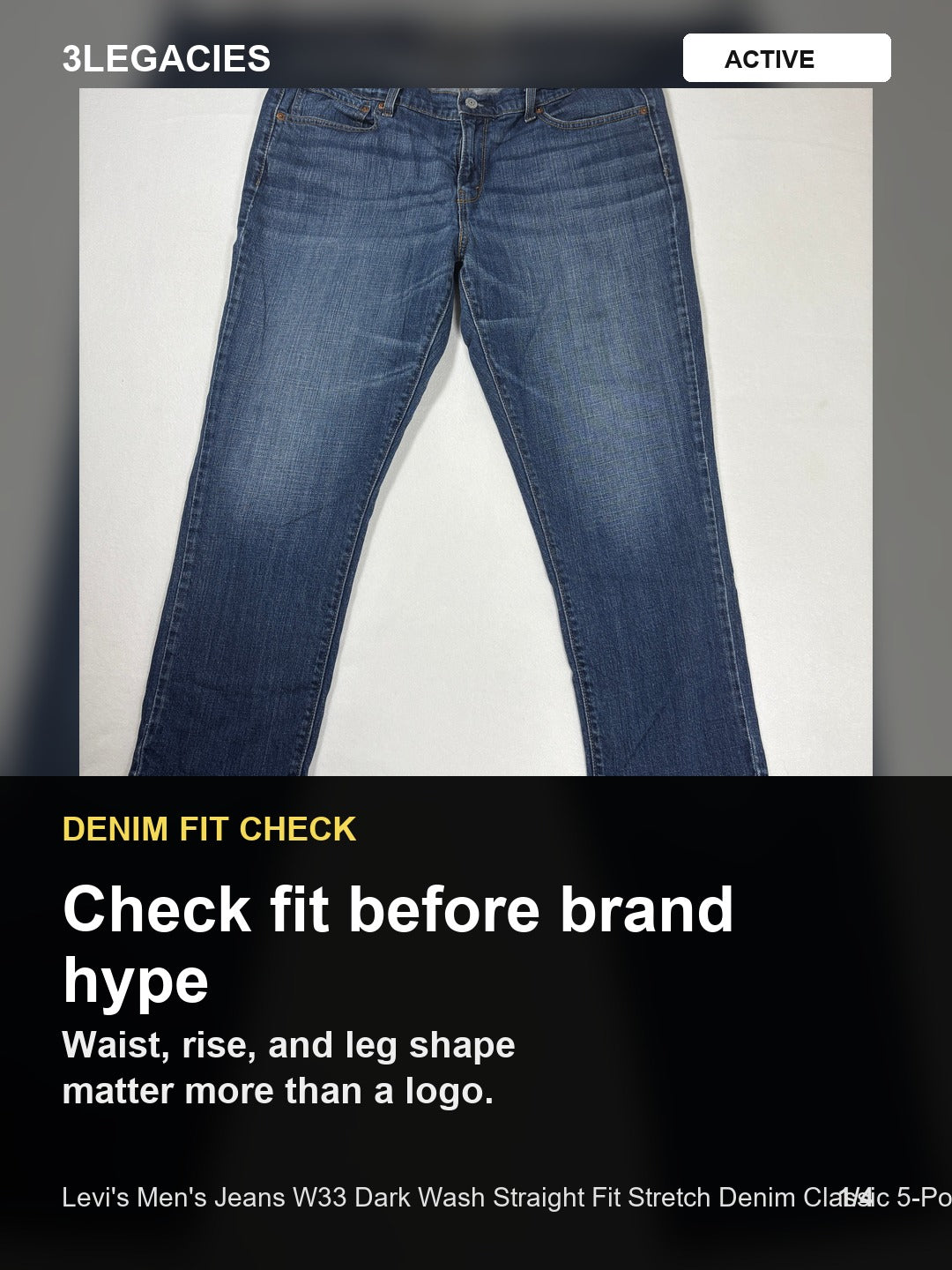 How to Check Vintage Jeans Fit Before You Buy