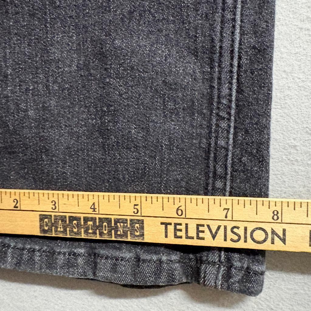 Levi's 514 Boys Jeans Size 20 Regular Black Denim Straight Leg Adjustable Waist