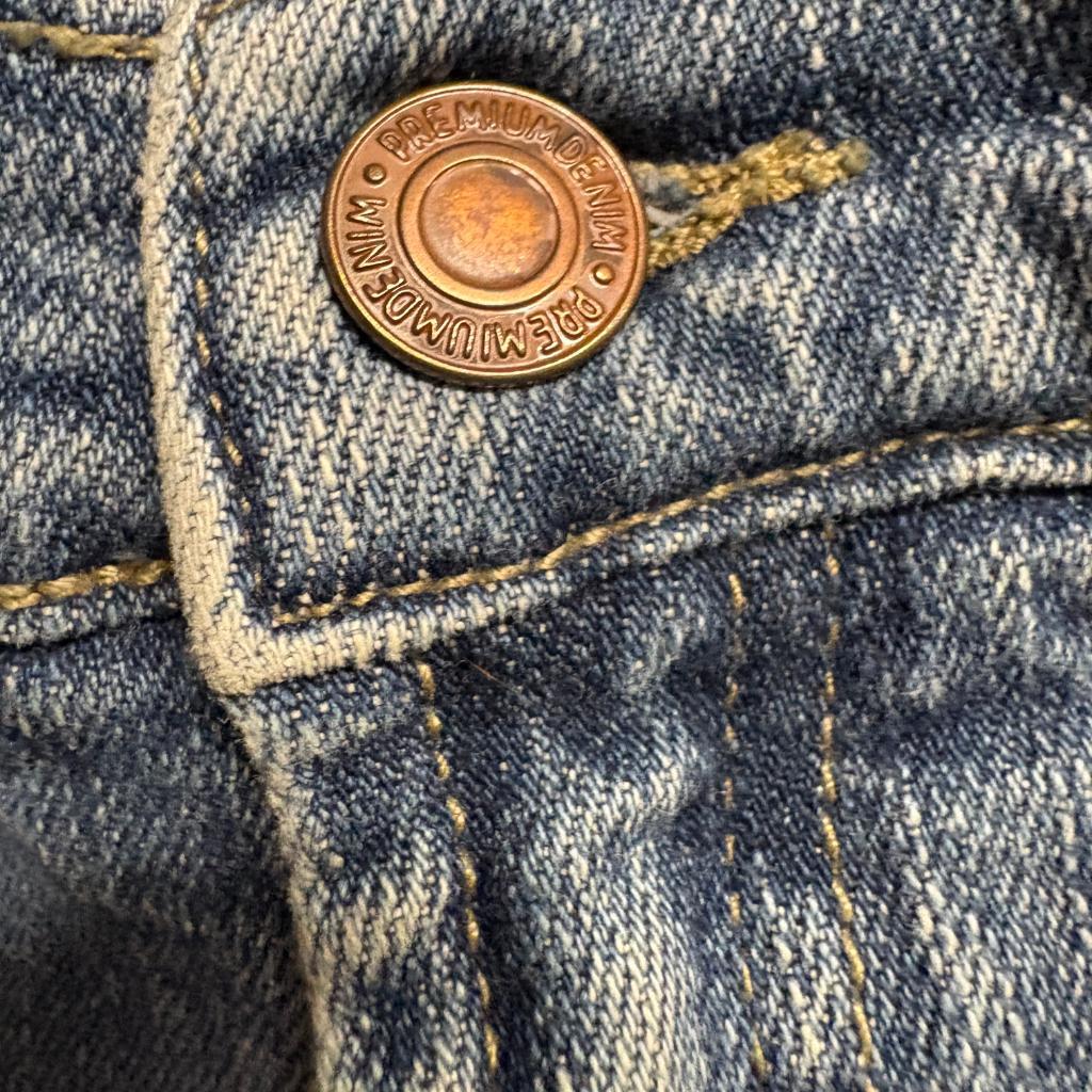 Vanilla Star Studded Rhinestone Flare Jeans Womens Size 15 Blue Denim Y2K