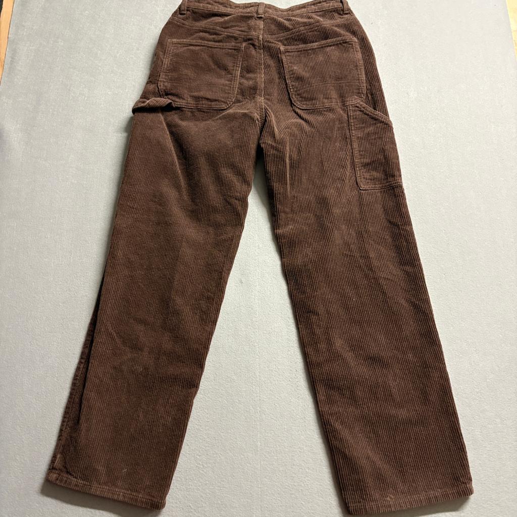 Cotton On Cord Carpenter Jean Womens Size 8 Brown Corduroy Utility Pants