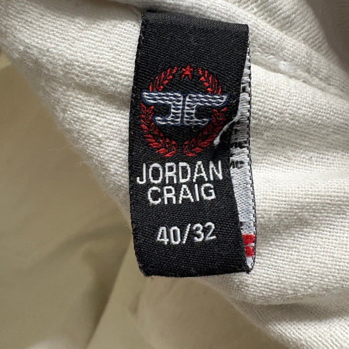 Jordan Craig Legacy Edition Aaron Moto Jeans Mens 40x32 White Black Stripe Slim