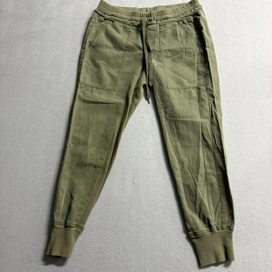 Cabi Womens XS Green Lyocell Blend Drawstring Utility Jogger Pants 3747