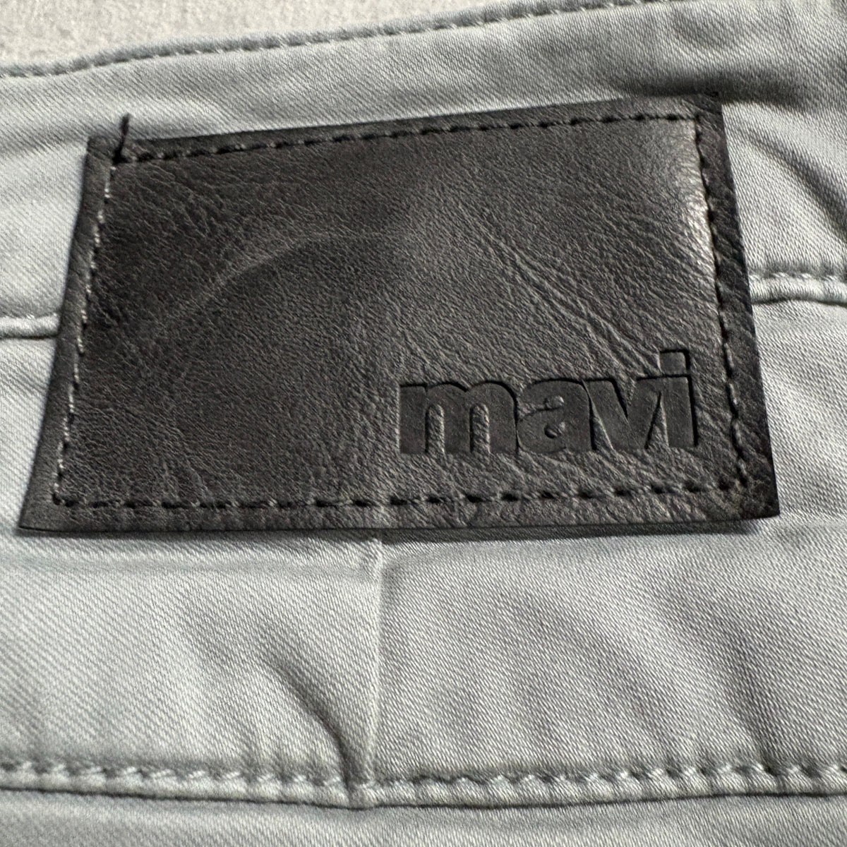 Mavi Johnny Slim Leg Pants Mens 32x32 Gray Cotton Stretch Chino Trousers