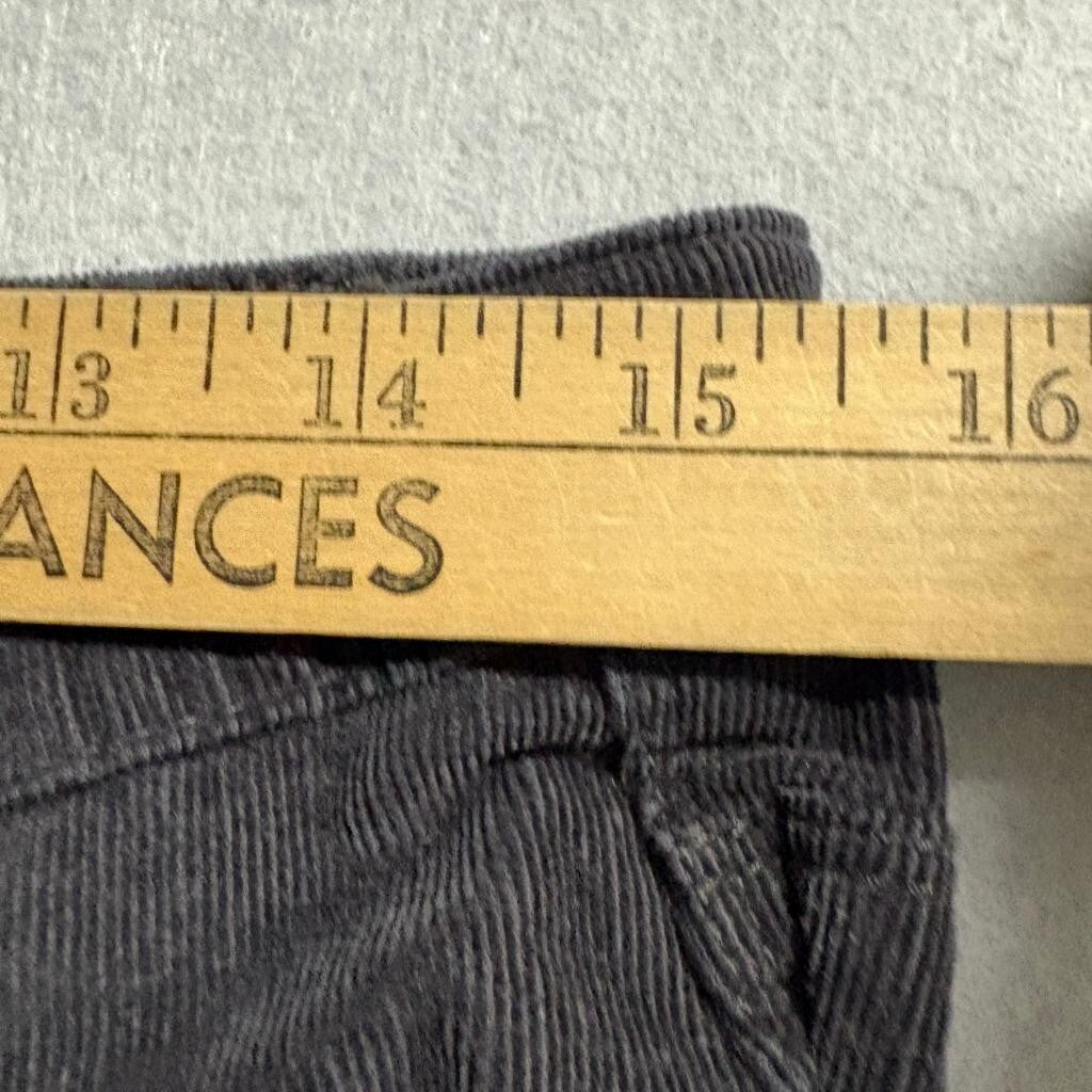 Buffalo David Bitton Corduroy Pants Womens 10/30 Gray Stretch Skinny Leg