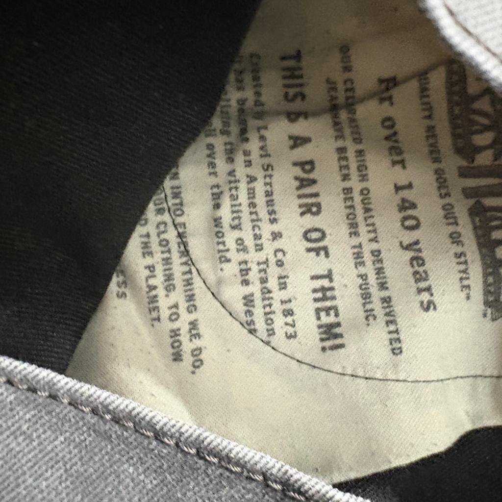Levi's 511 Slim Fit Jeans Mens 30x30 Gray Denim Stretch Pants