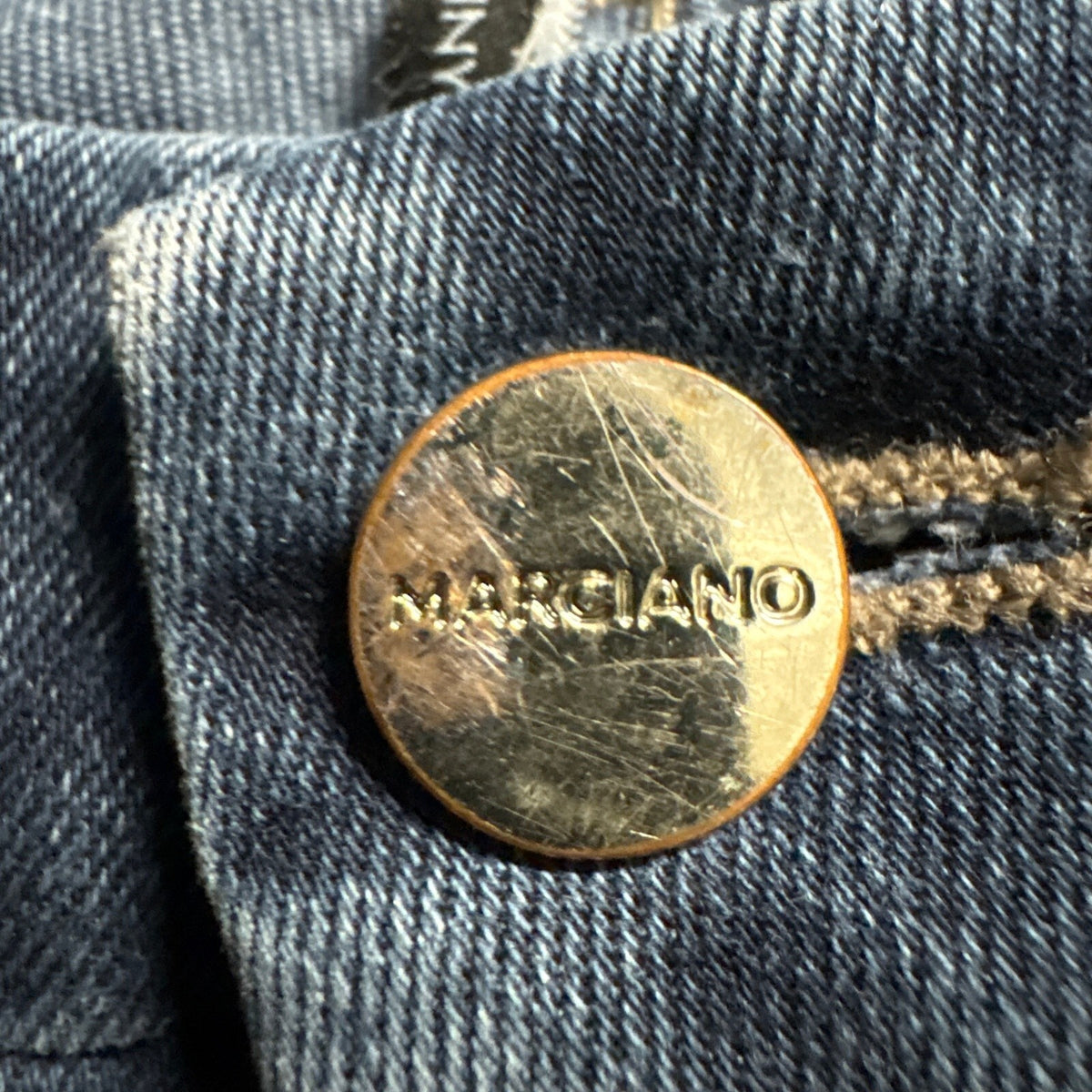 Marciano Guess Women Skinny Jeans No 6 Dark Wash Blue Size 27 Made in USA
