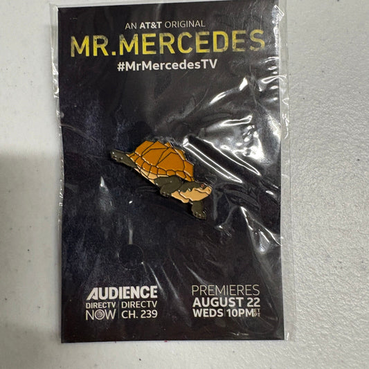 Stephen King Mr Mercedes Turtle Enamel Pin AT&T Audience DirecTV Promo SDCC