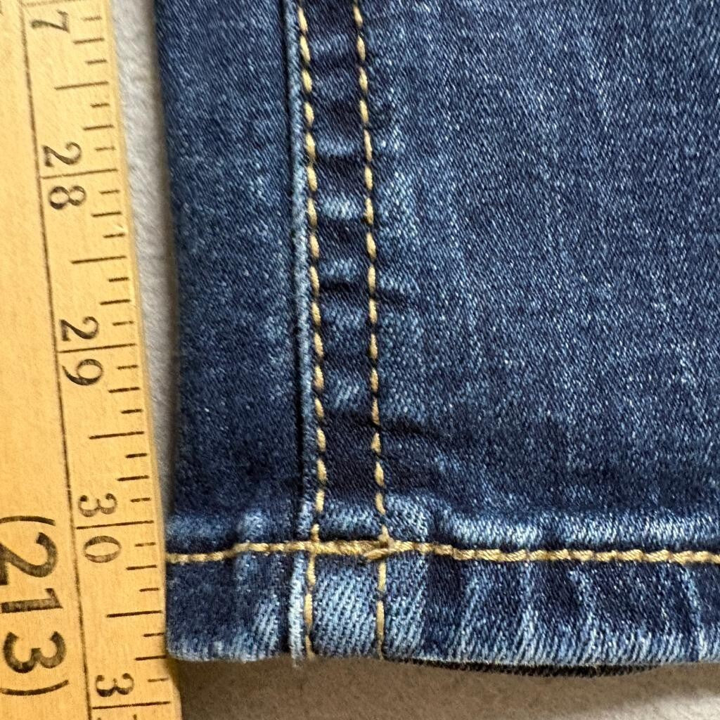 Daytrip Virgo Straight Jeans Womens 30R Blue Denim Stretch Mid Rise