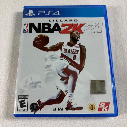 NBA 2K21 PS4 PlayStation 4 Game Damian Lillard Cover Disc and Case Tested