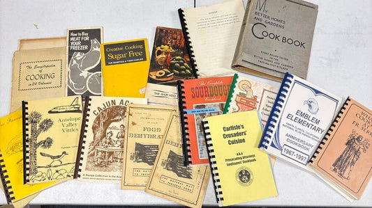 Vintage Cookbook Lot of 14 Community Spiral Bound Regional Sourdough Cajun