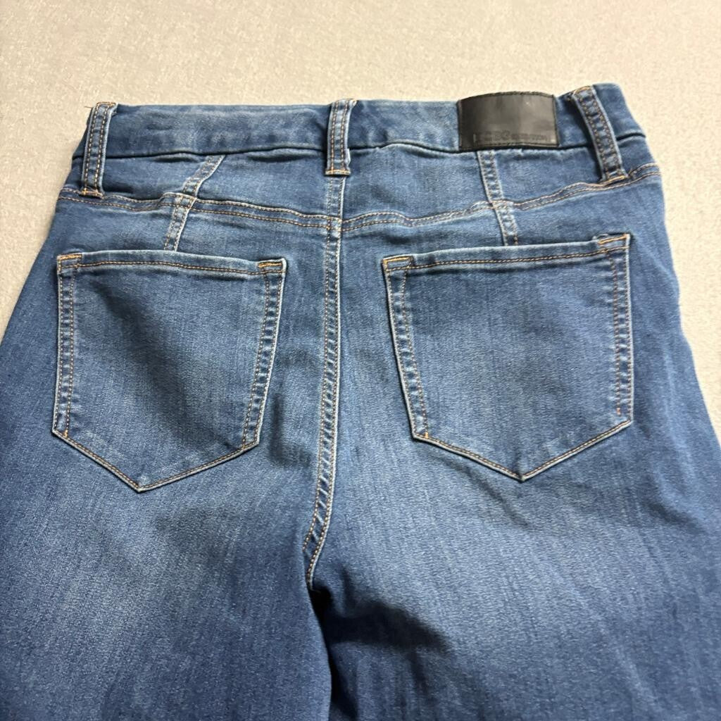 BCBGeneration High Rise Curvy Skinny Jeans Womens Size 9/29 Medium Wash Blue