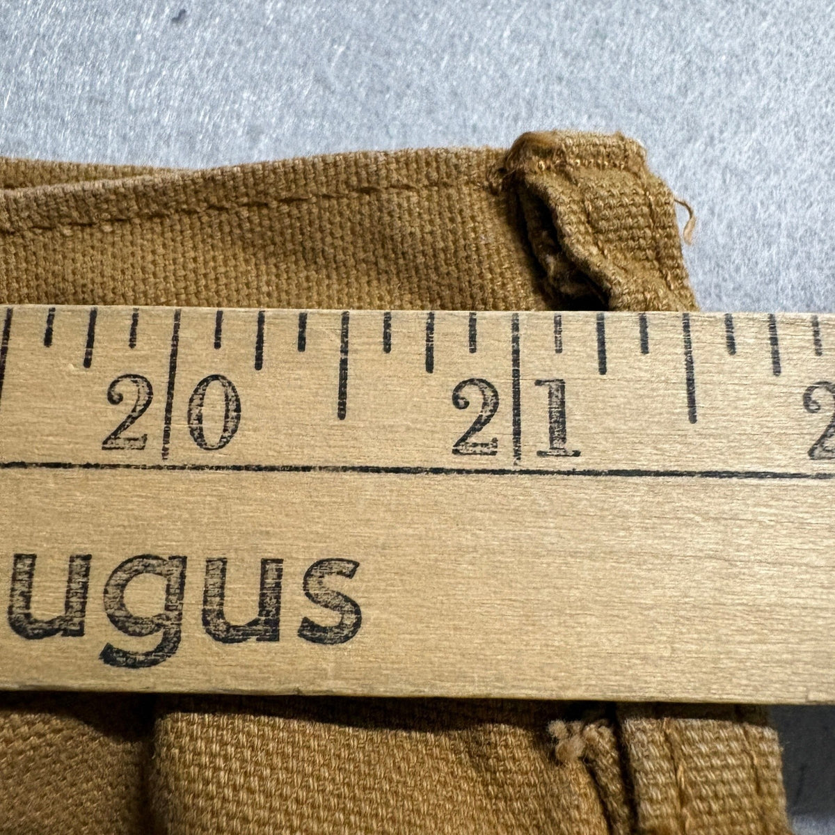Genuine Dickies Men 42x30 Brown Canvas Utility Work Pants Carpenter Stretch