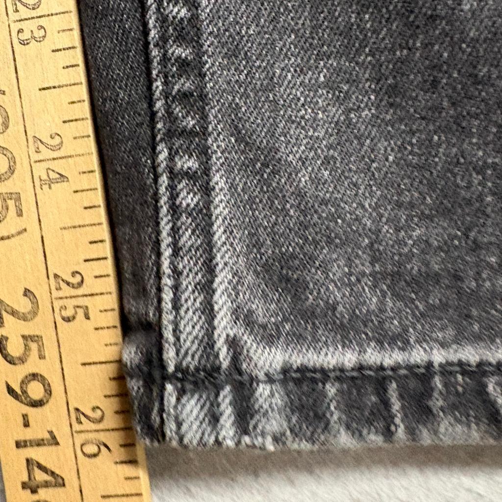 Everlane Jeans Mens 32 Ankle Black Denim Mid Rise Stretch Slim Straight