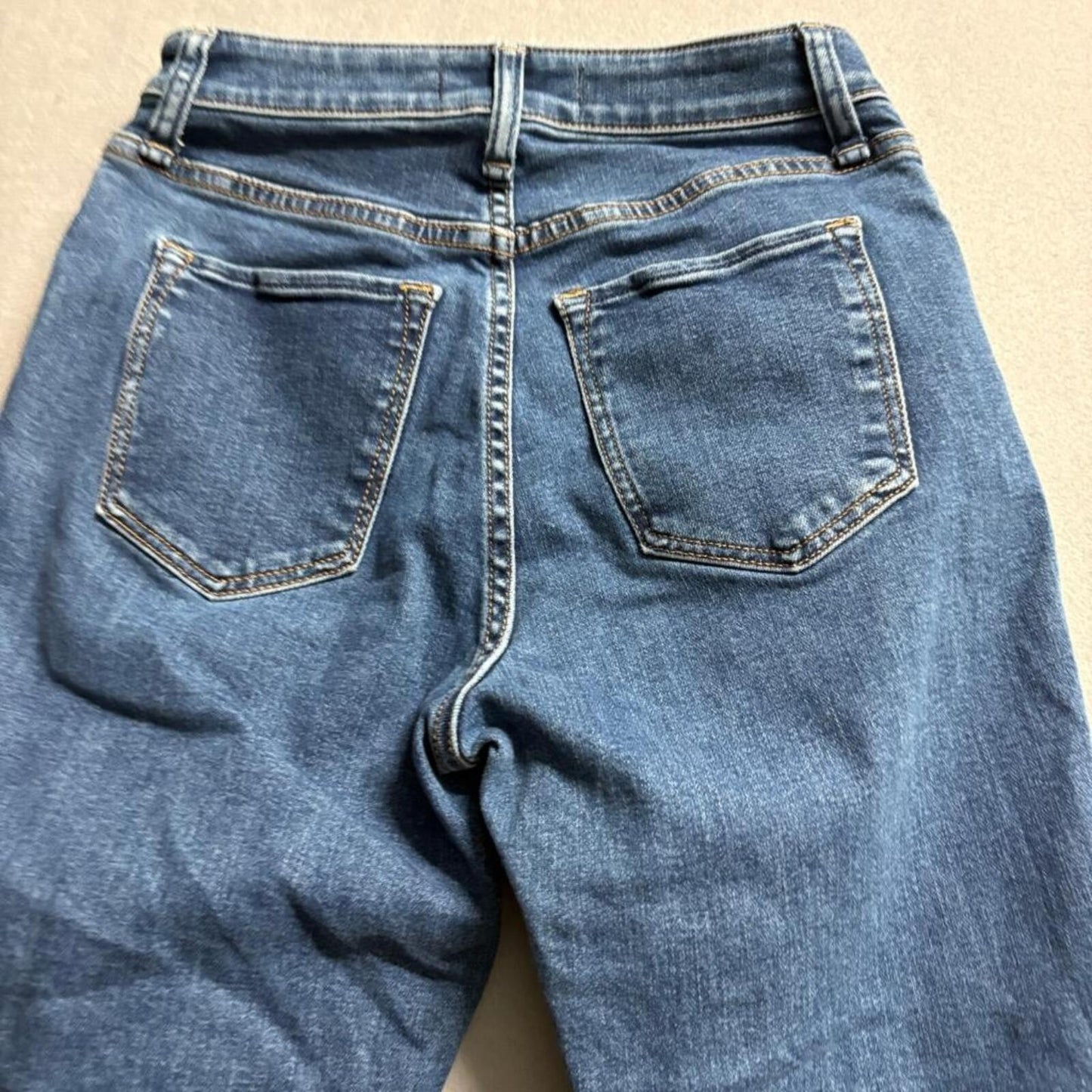 Abercrombie & Fitch Curve Love Super Skinny Ankle High Rise Jeans 26 2L Blue