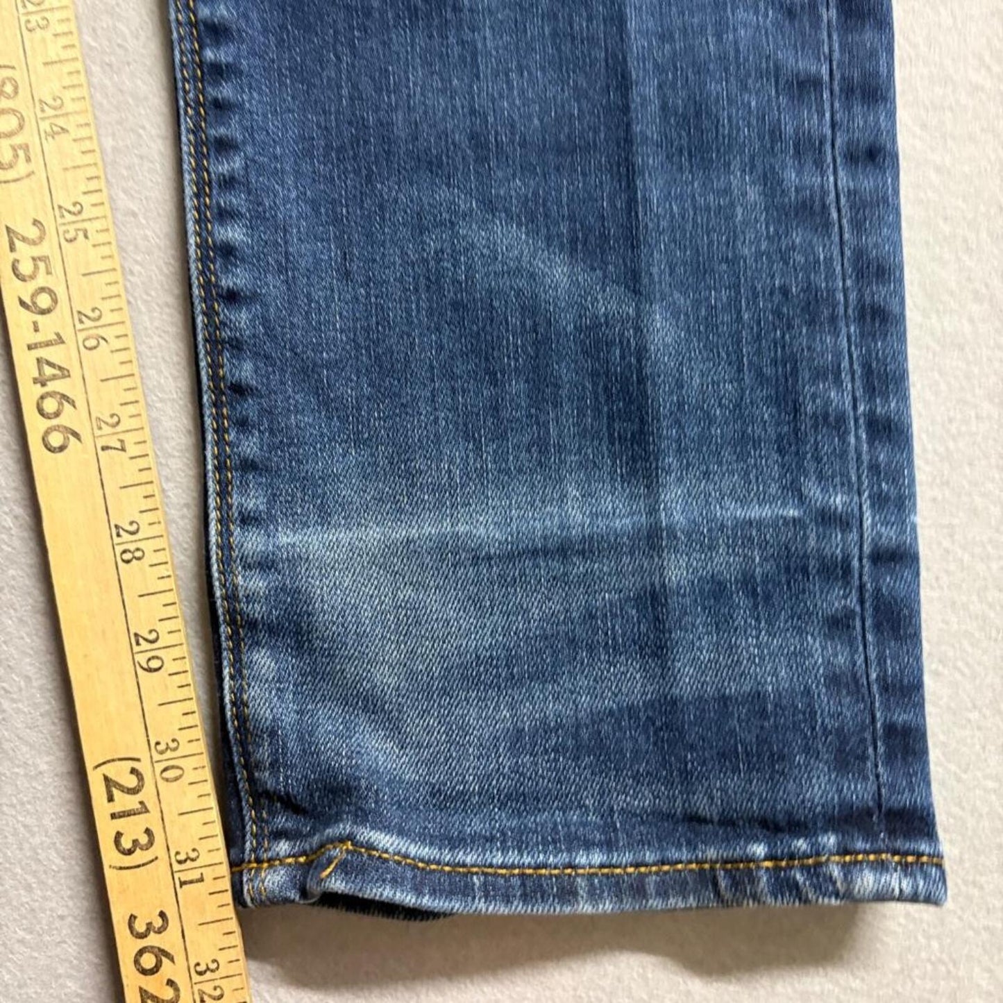Superdry Mens Jeans 30x32 Slim Fit Blue Denim Copper Black Denim Corporal