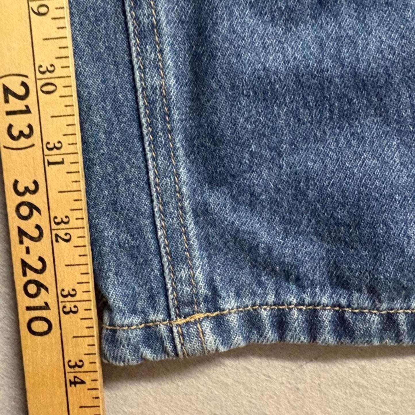 Level 99 Wide Leg Jeans Womens Size 28 Blue Denim High Rise Relaxed Fit