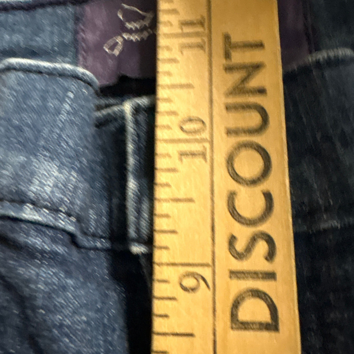 NYDJ Not Your Daughter's Jeans Womens Size 6 Cuffed Crop Jeans Blue Rhinestone