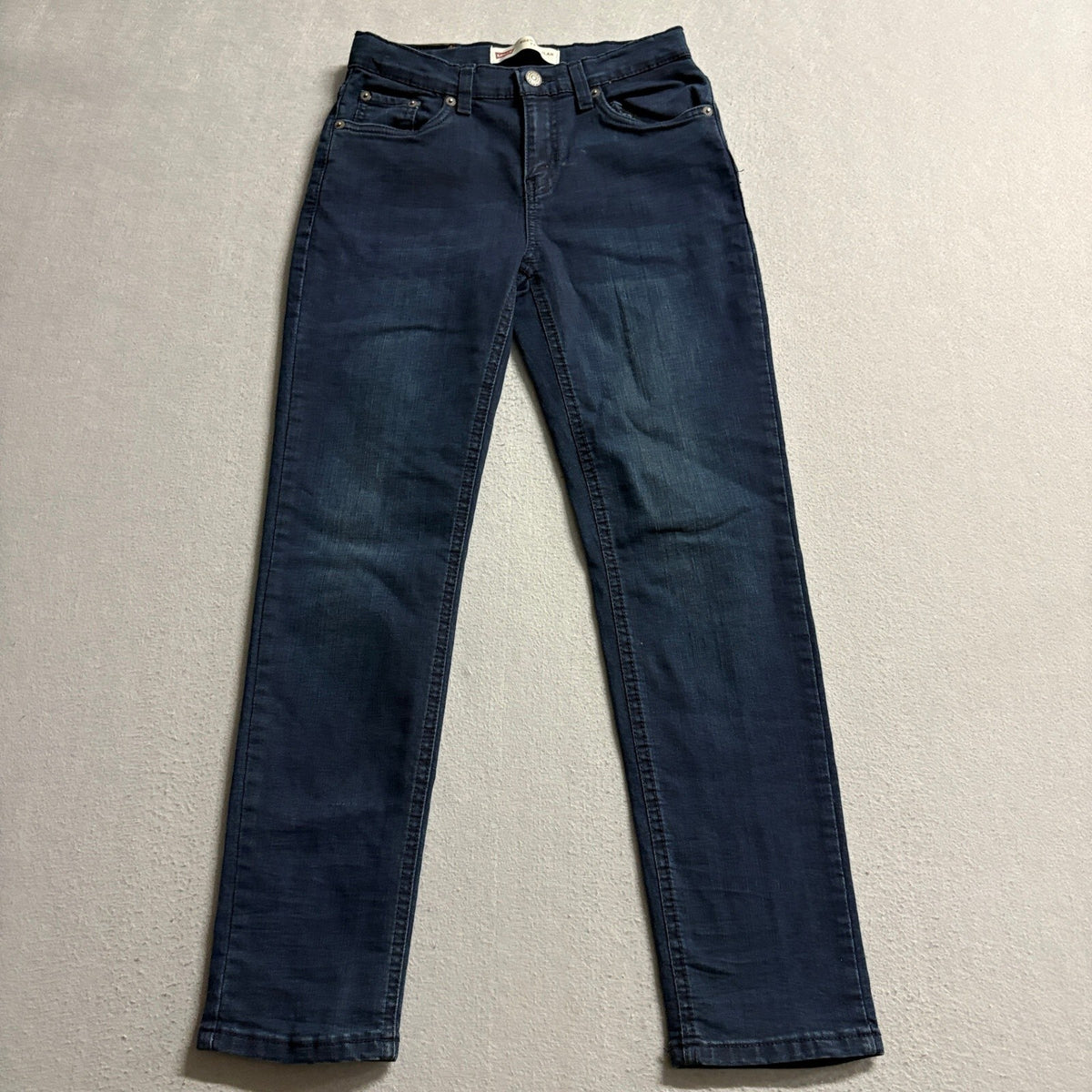 Levi's 502 Regular Taper Jeans Dark Wash Blue Denim Size 12 Reg W26 L27