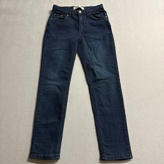 Levi's 502 Regular Taper Jeans Dark Wash Blue Denim Size 12 Reg W26 L27