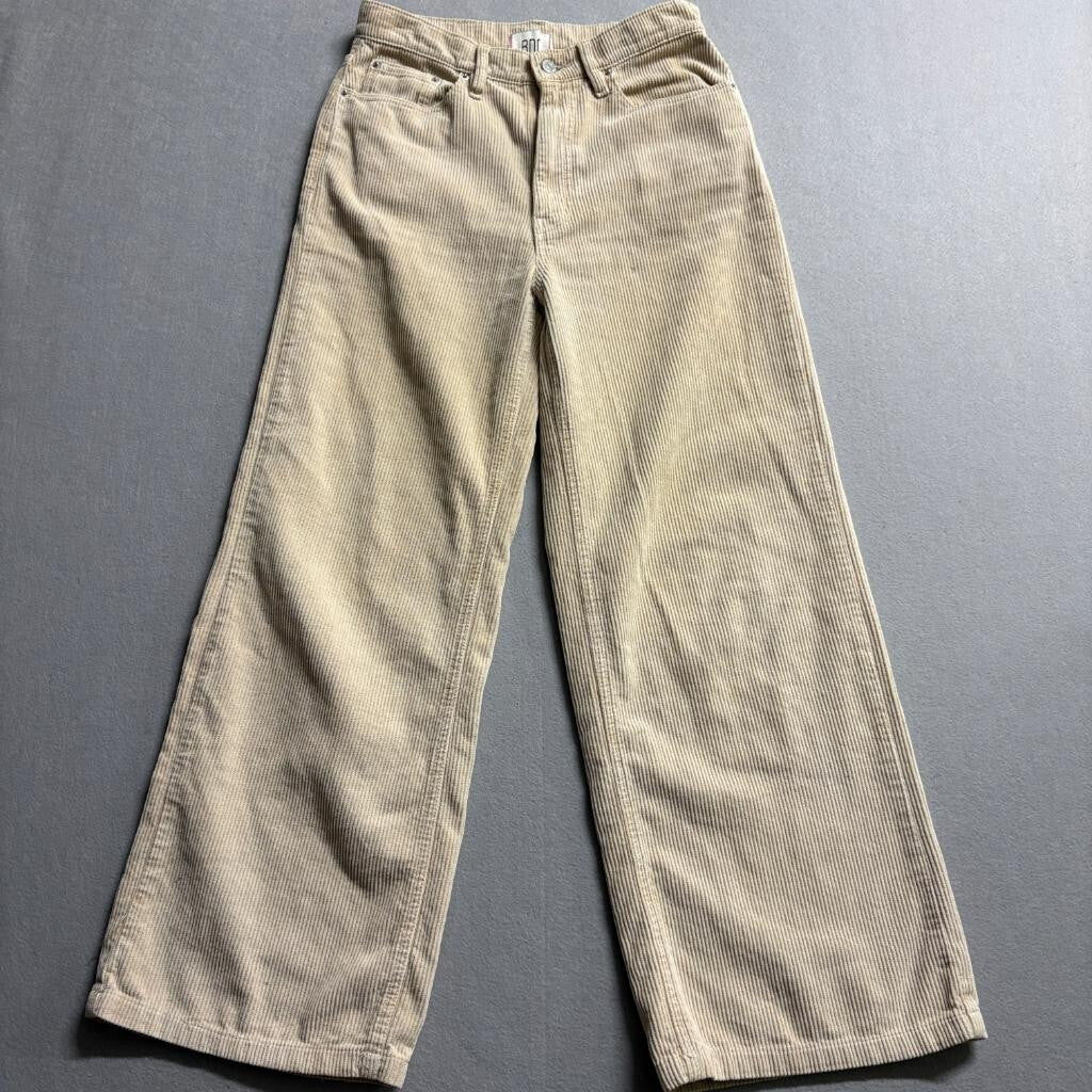 BDG Urban Outfitters Corduroy Pants Womens 27 Beige High Wide Leg High Rise