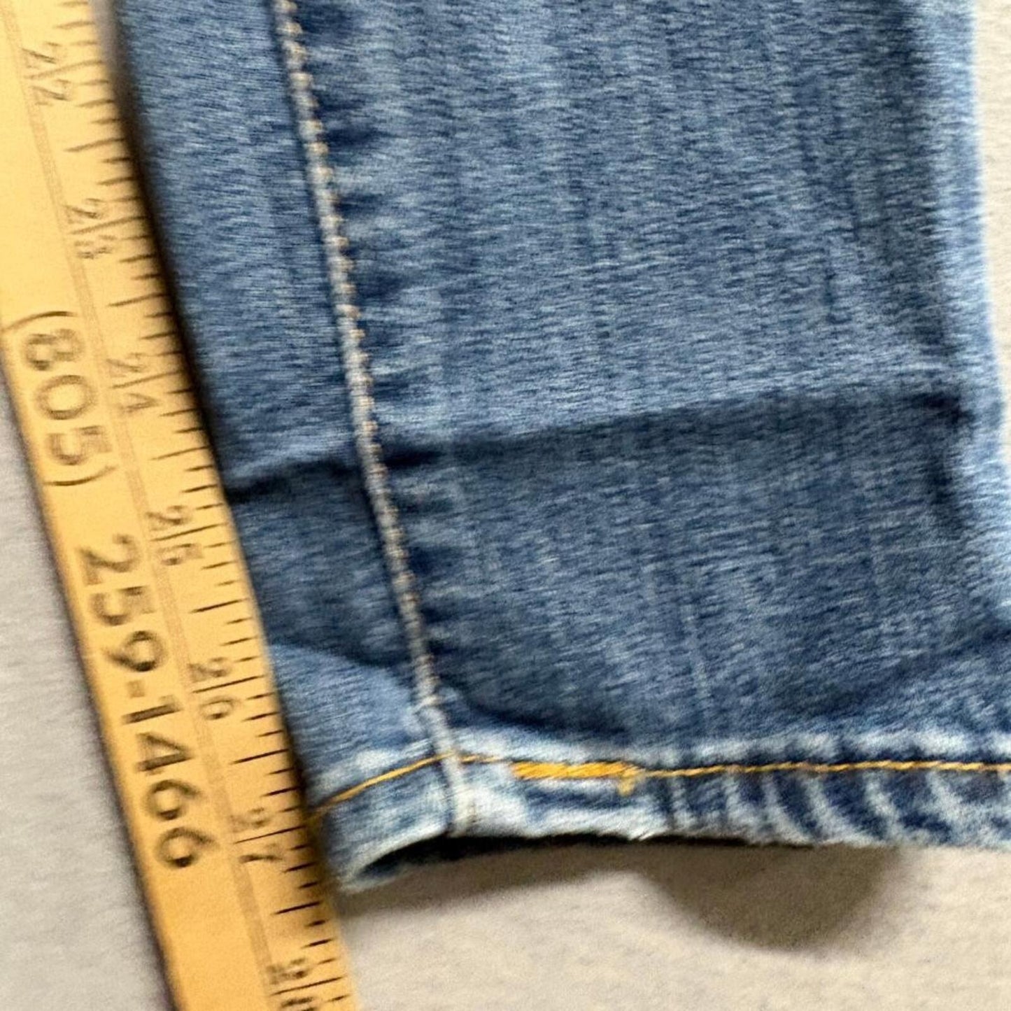 Levis 710 Super Skinny Jeans Womens 26 Distressed Ripped Blue Denim Stretch
