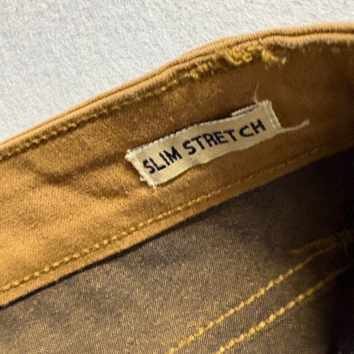 Hudson and Barrow NYC Mens Slim Stretch Pants 30x30 Brown Chino 5-Pocket